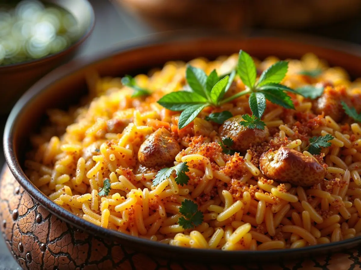Soya Chaap Biryani