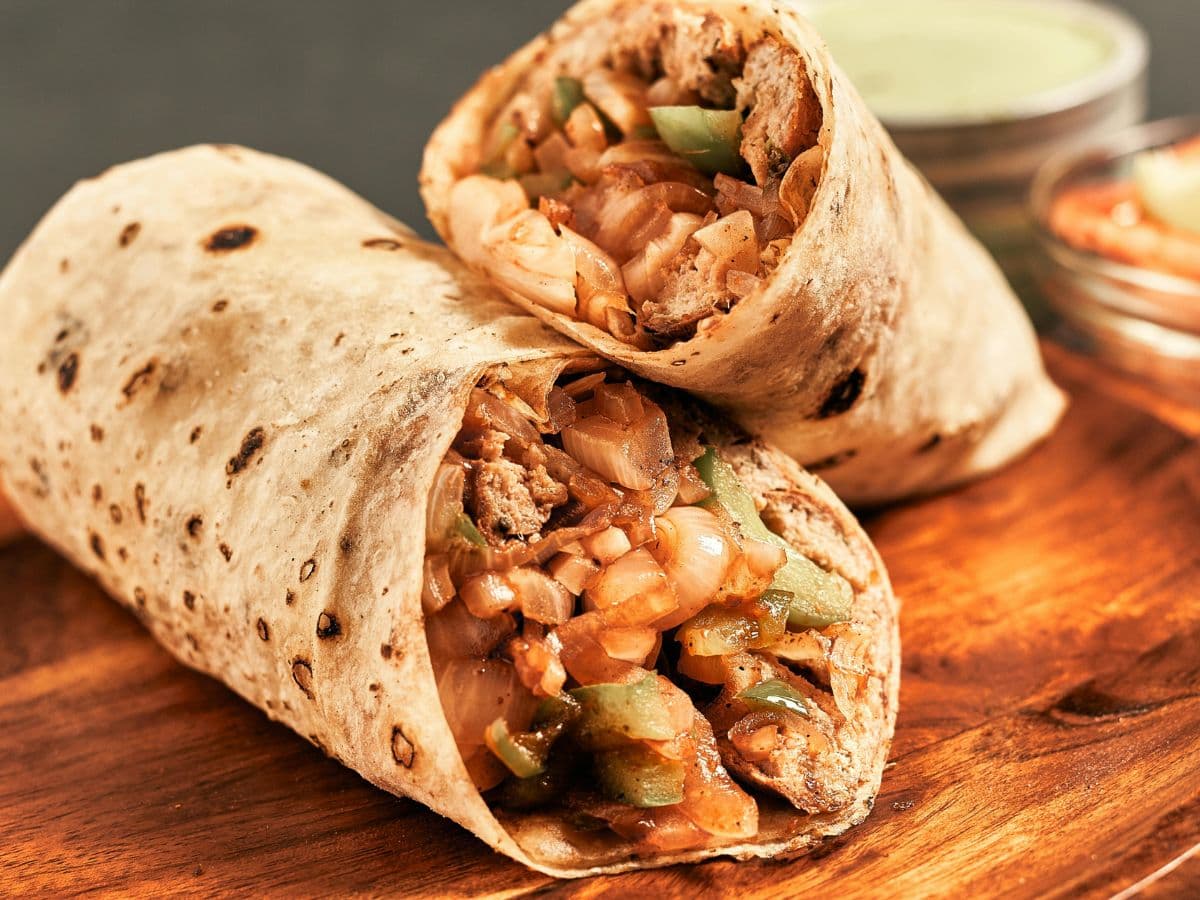 Soya Chaap Wrap